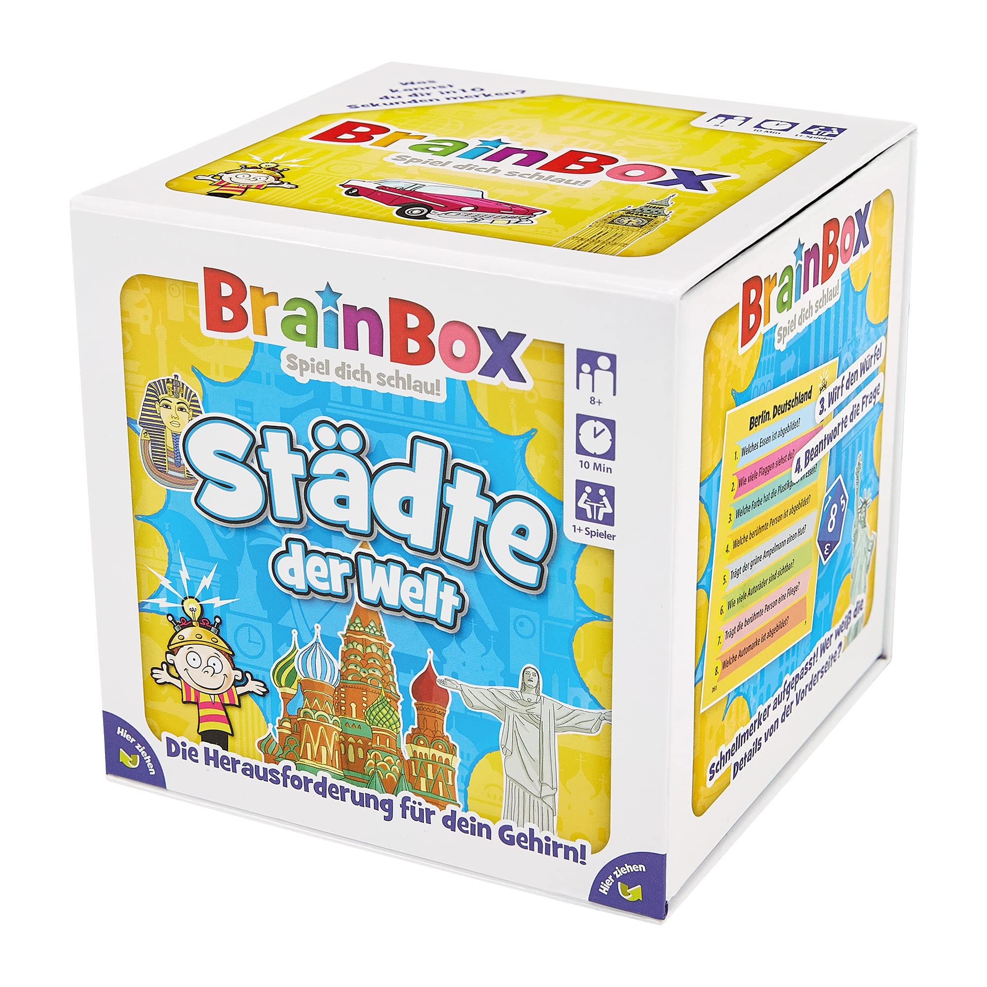 BRAINBOX 94944 Cities of the World, Educational Game Geography, Quiz Game for Children from 8 Years