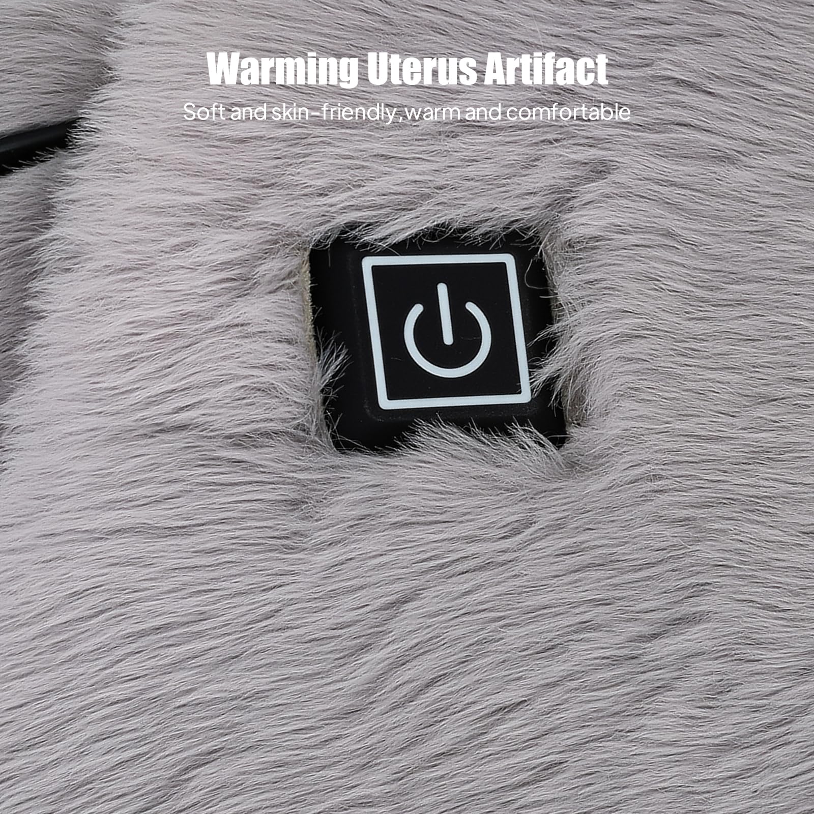 Coussin chauffant, tapis chauffant électrique pour dos, taille, ventre, mains, 3 niveaux de température, chauffage rapide, lavable en machine, ceinture thermique, cadeaux pour femmes et hommes, 105 x
