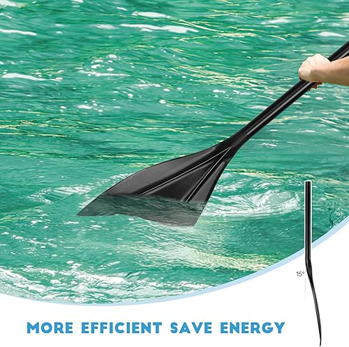 Miniatura 5 de BESPORTBLE Raquetas SUP ajustables de aleación de aluminio, paletas telescópicas para verano, surf, canoa, kayak