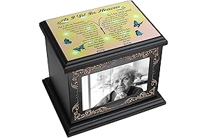 Personalized Urn for Ashes with Photo Frame