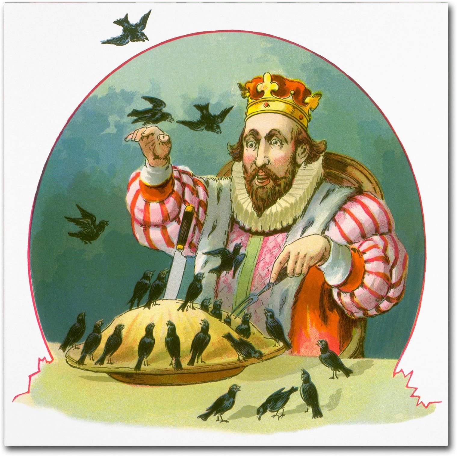 CA Fairy 61 by Vintage Apple Collection, 35x35-Inch