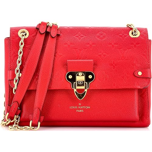Louis Vuitton, Pre-Loved Vavin Handbag Monogram Empreinte Leather PM, Red