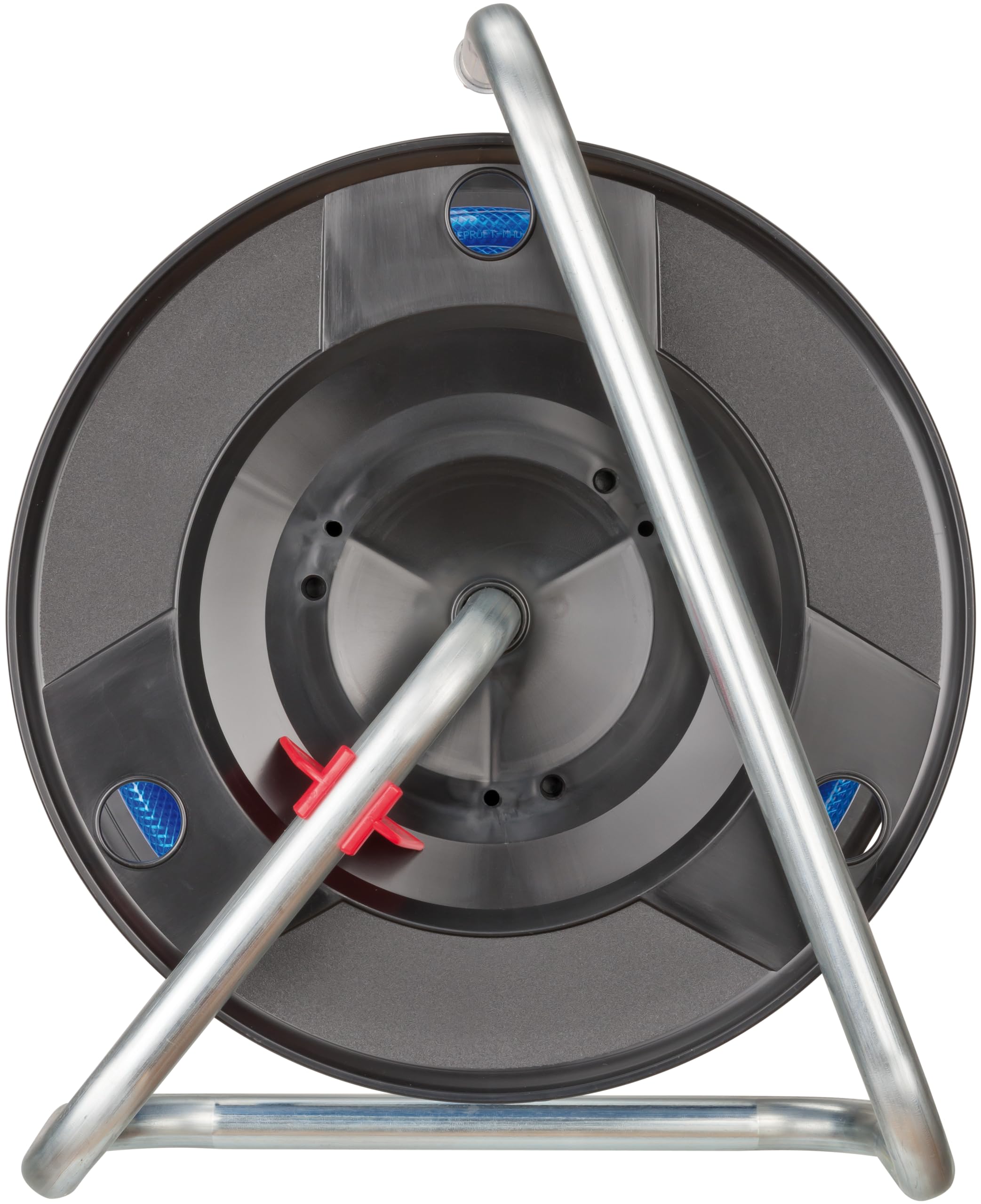 Brennenstuhl Druckluftschlauchtrommel Anti Twist (18,5m Schlauch + 1,5m Verbindungsschlauch, mit Metall-Einhand-Schnellkupplungen und Wandhalterung, Made in Germany)
