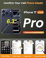 Vista 2 de for iPhone 17 Pro Case Magnetic, Built-in Stand & Compatible with MagSafe & Camera Control Button, [Military Grade Drop Tested] Rugged Protective