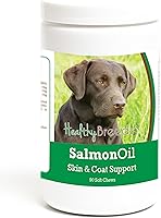 Vista 46 de Healthy Breeds Golden Retriever - Aceite de salmón masticable suave, 90