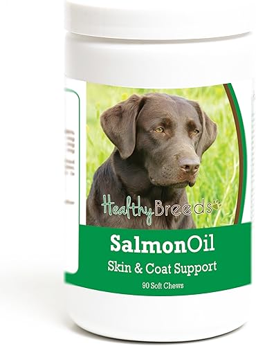 Miniatura 46 de Healthy Breeds Golden Retriever - Aceite de salmón masticable suave, 90