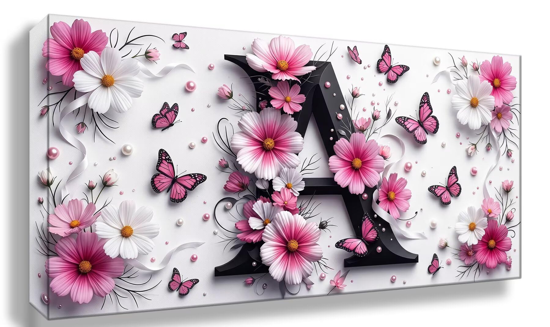 Diamond Painting Schmetterling, Brief Diamond Painting Erwachsene, 5D DIY Vollbohrer Diamanten Paint by Numbers, Kreatives für Erwachsene für Home Wand Deko, Geschenke für Frauen, 60x120cm, Cod-866