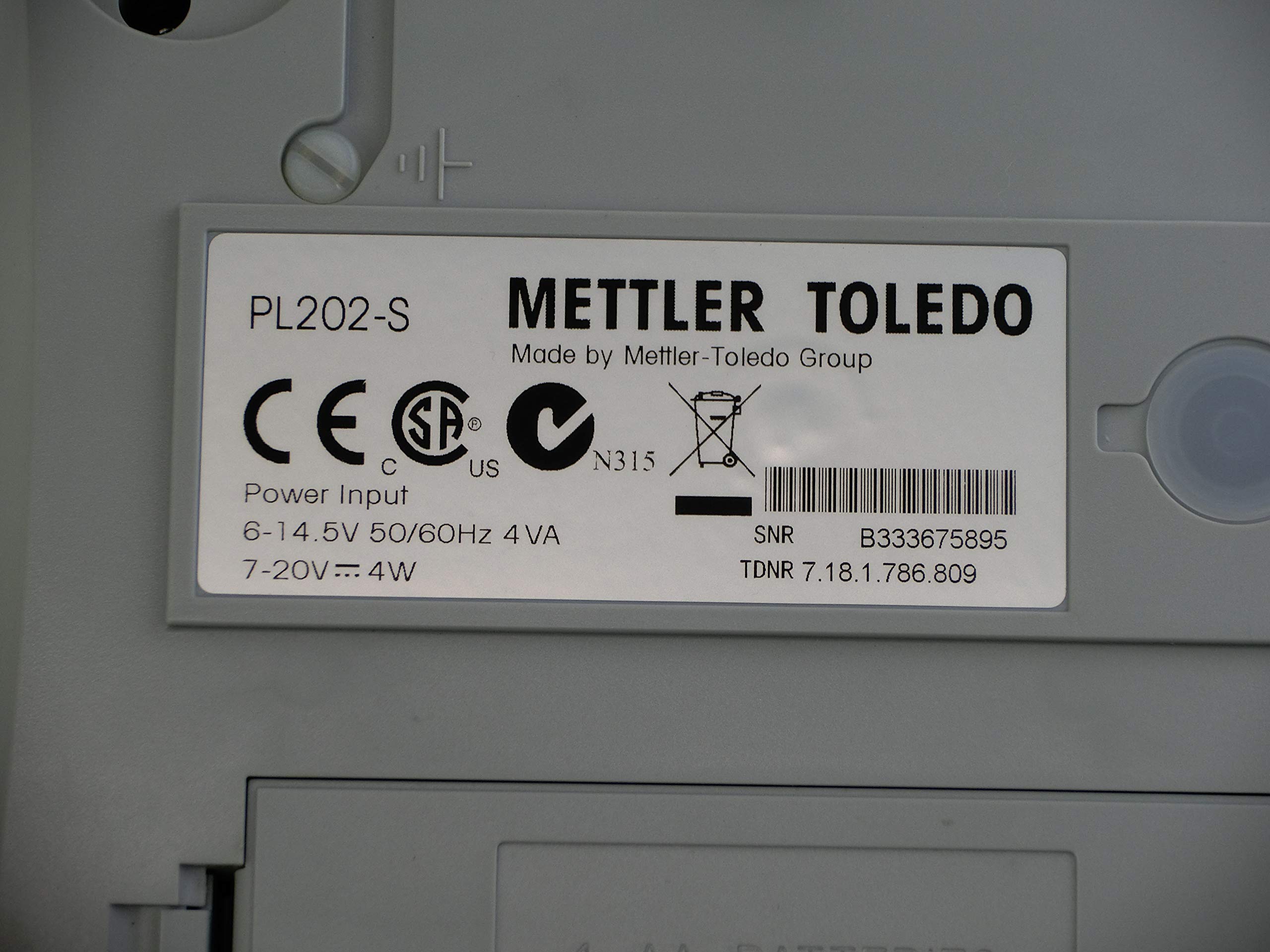 Amazon.co.jp: メトラー・トレド METTLER TOLEDO 電子てんびん PL202-S 