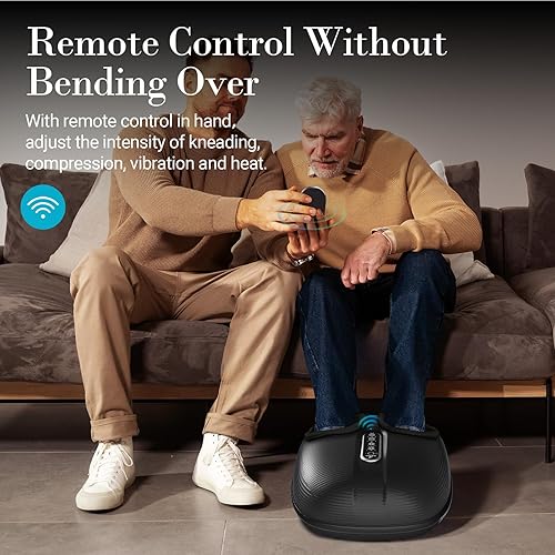 Miniatura 5 de Masajeador shiatsu de pies con calor, elegible para FSA y HSA, control remoto, masaje profundo de compresión para fascitis plantar, neuropatía,