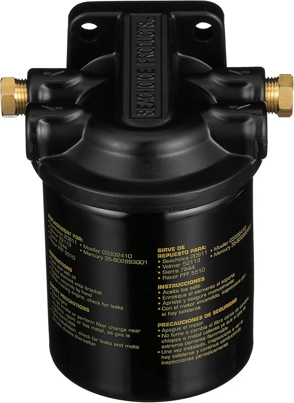 Filtro Separador de Água e Combustível SEACHOICE 28 Micra para Barcos – 1 unidade