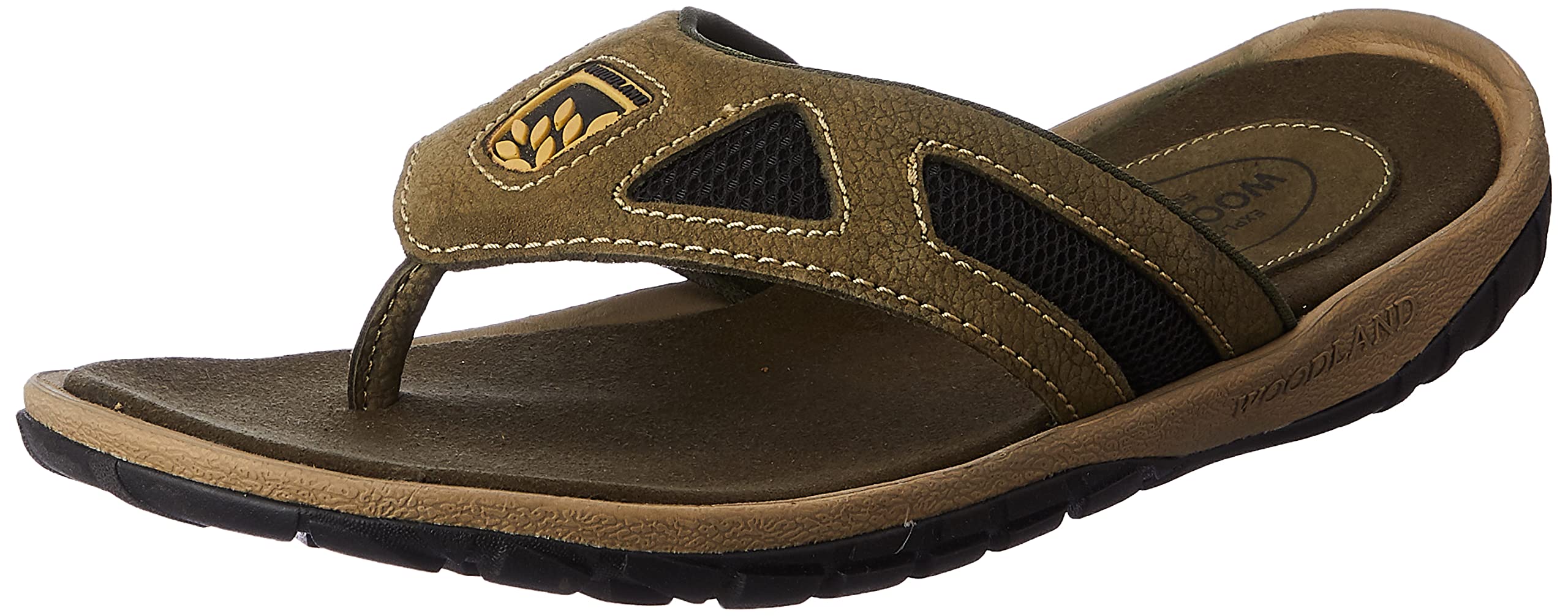 Woodland Mens Olive Green Leather Slipper-6 UK (40 EU) (OGP 3715120NW) (B0BR5SPQ7M) Amazon Price History, Amazon Price Tracker