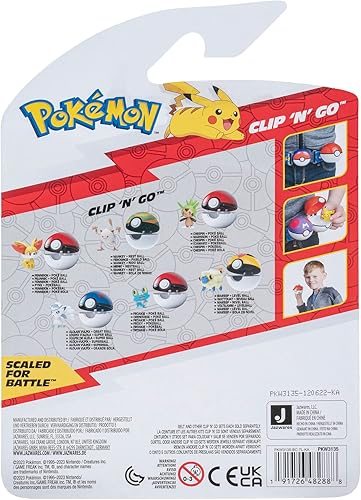 Miniatura 19 de Pokémon PKW3132 - Clip 'n'Go Poké Balls - Fynx & Pokéball, Pokémon oficial con figura de 2.0 in