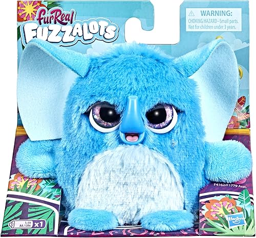 Miniatura 3 de FurReal Fuzzalots Elefante Interactivo Animatronic Juguete de cambio de color, mascota electrónica con más de 25 sonidos y reacciones, para niños a