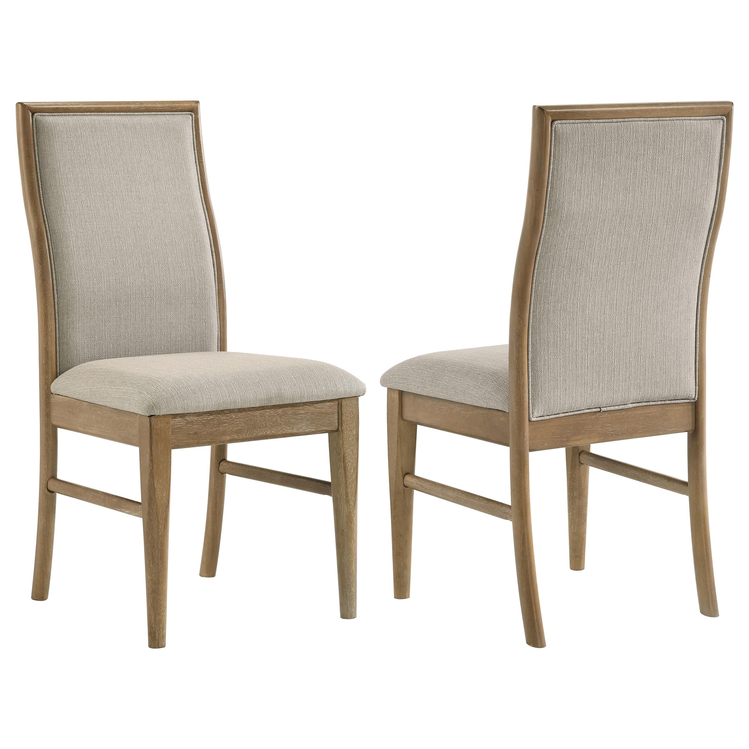 Coaster Home Furnishings Adina Upholstered Dining Side Chair Barley (Set of 2)