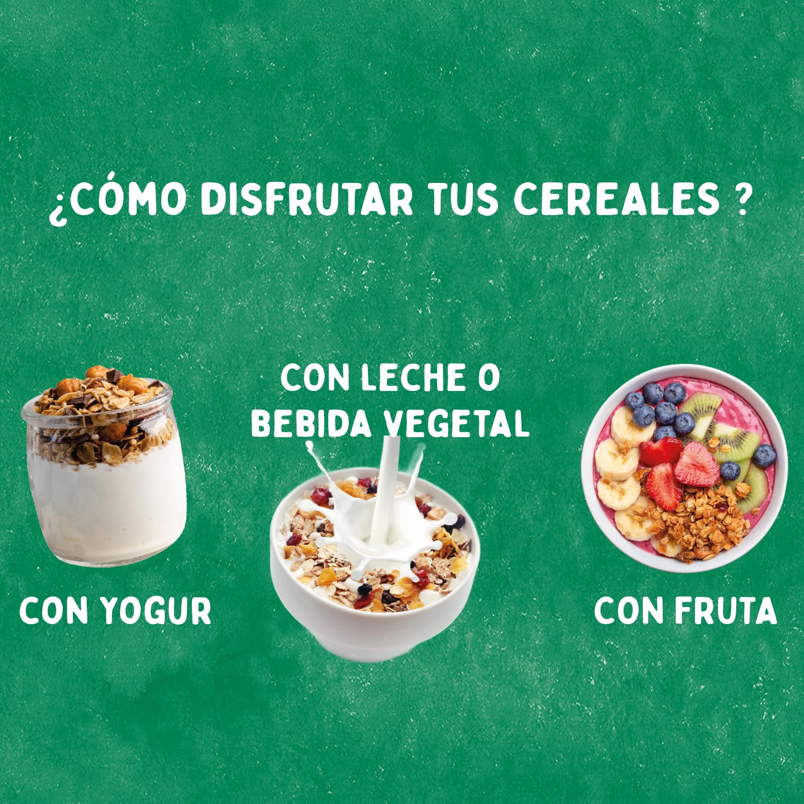 El Granero Integral - Muesli - 1 kg - Elaborado con Cereales y Frutas Deshidratadas - Gran Fuente de Energía - Refuerza el Tránsito Intestinal - Ideal para el Desayuno - Apto para Veganos