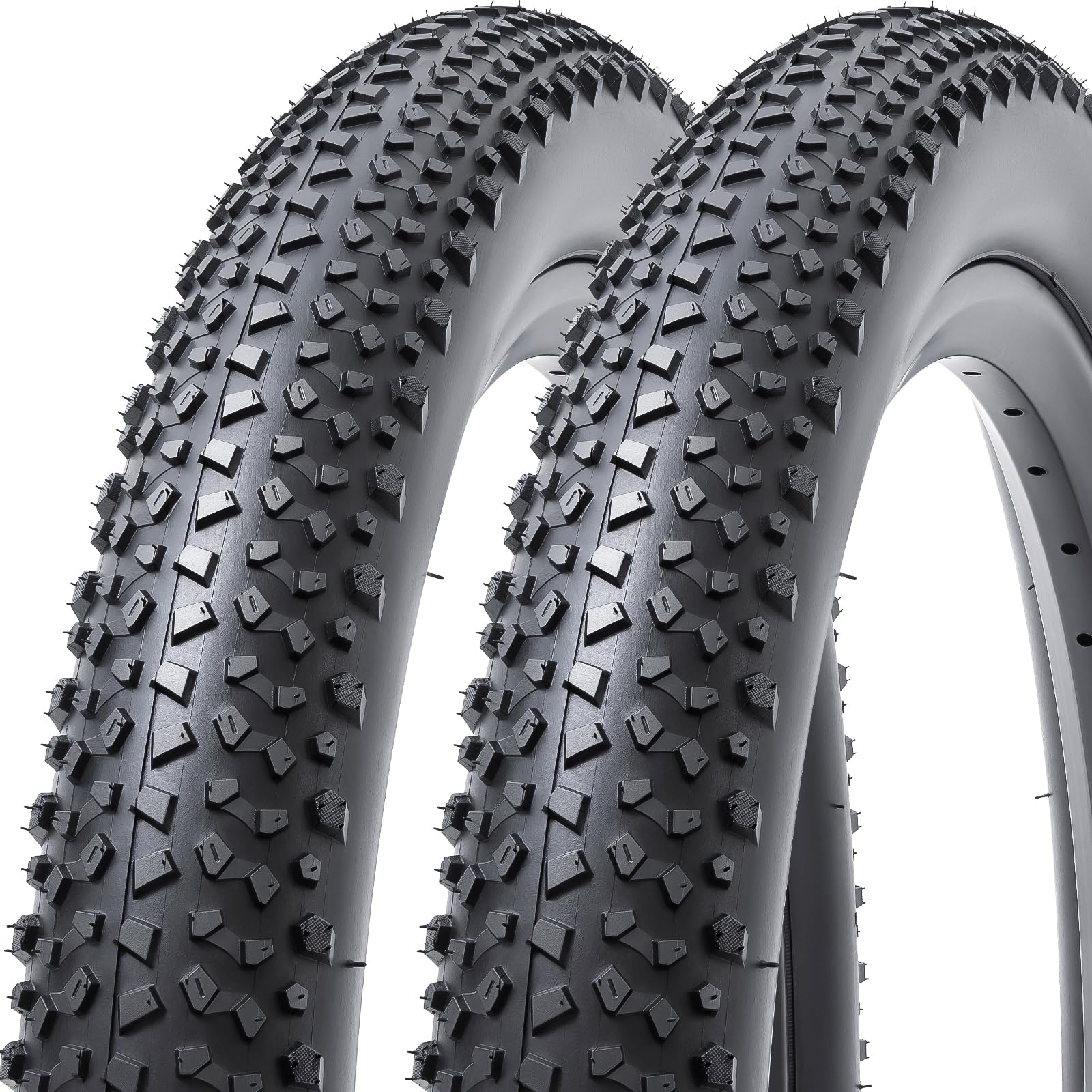 2 pezzi, 20x2.35 Pneumatici per bici, Durevole pieghevole 20 pollici 60-406 20 x 2.35 Pneumatici per bicicletta da montagna, Pneumatici di ricambio per mountain bike, Copertoncino