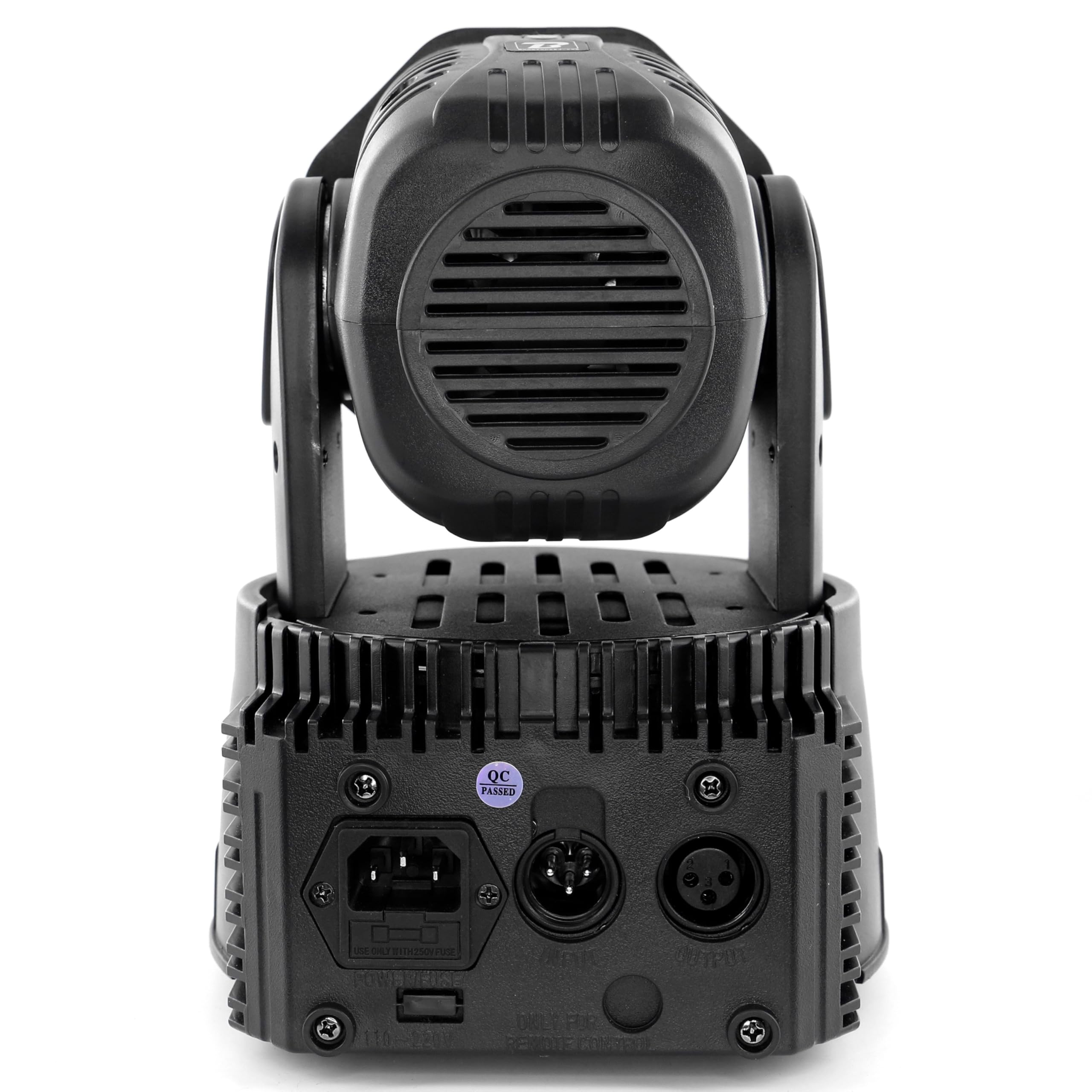 BoomTone DJ ROBO WASH 7X12W LED RGBW Bühnenlicht 4in1 Dimmer, Stroboskop, Moving Head Spots, Motorisierte Lyra, automatische Programme, Musikerkennung, DMX, Master/Slave