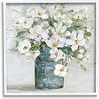 Vista 39 de Stupell Industries Ramo de flores de aster floreciente, pintura de ramo morado suave, arte de pared enmarcado, diseño de Carol Robinson