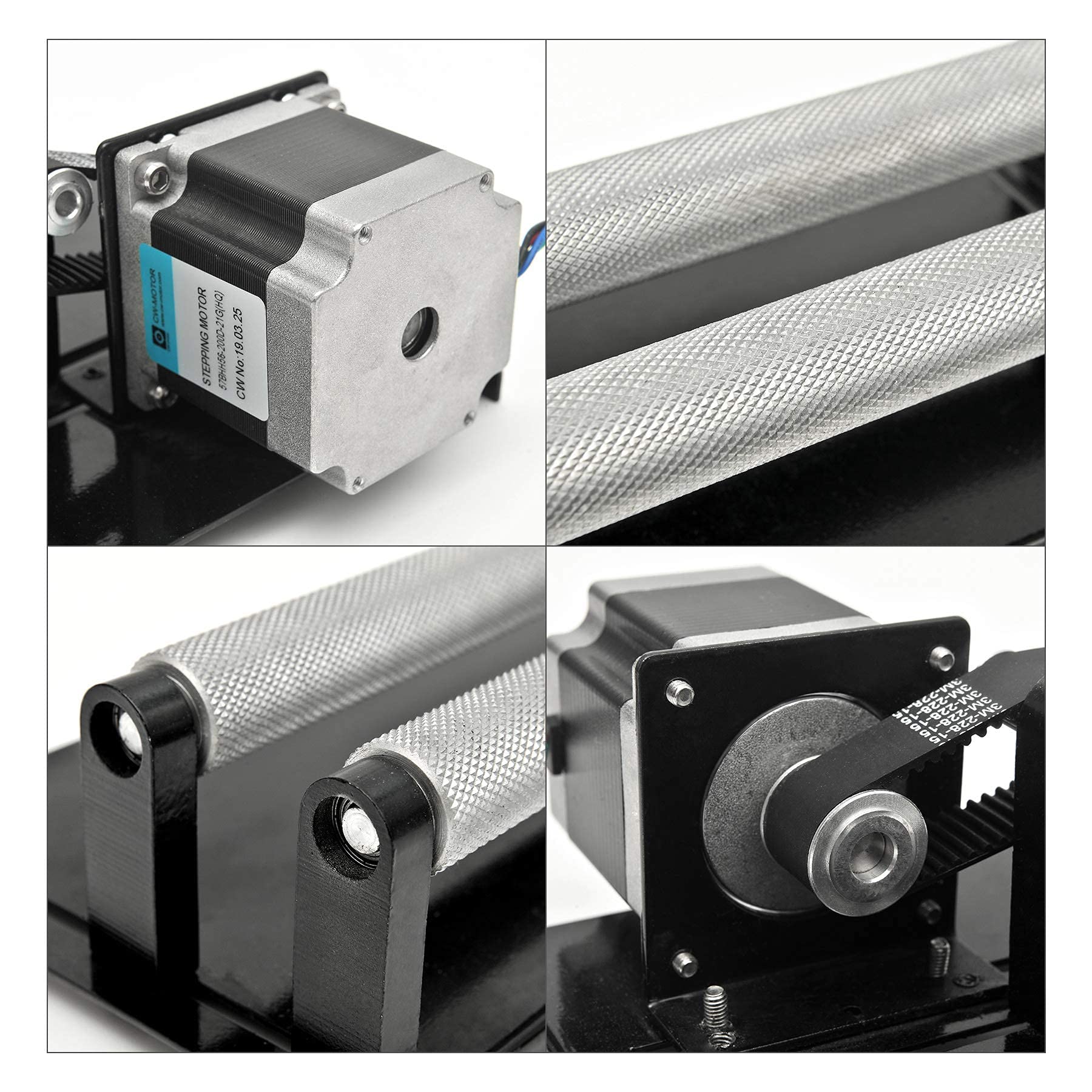 Rotary Axis Attachment for Laser Engraver Cutter (Upgraded 2020 Model