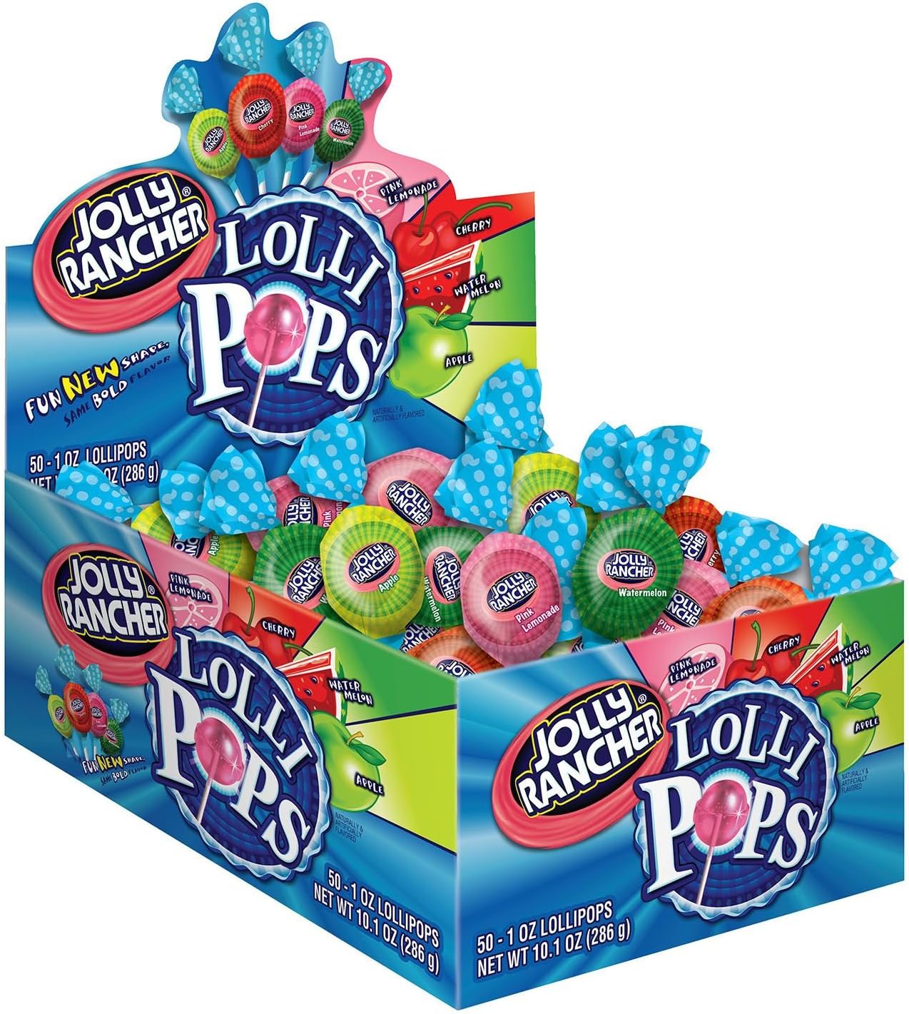 Jolly Rancher Lollipops, Original Flavors (50-Count box) 1 Pound 14 Ounce