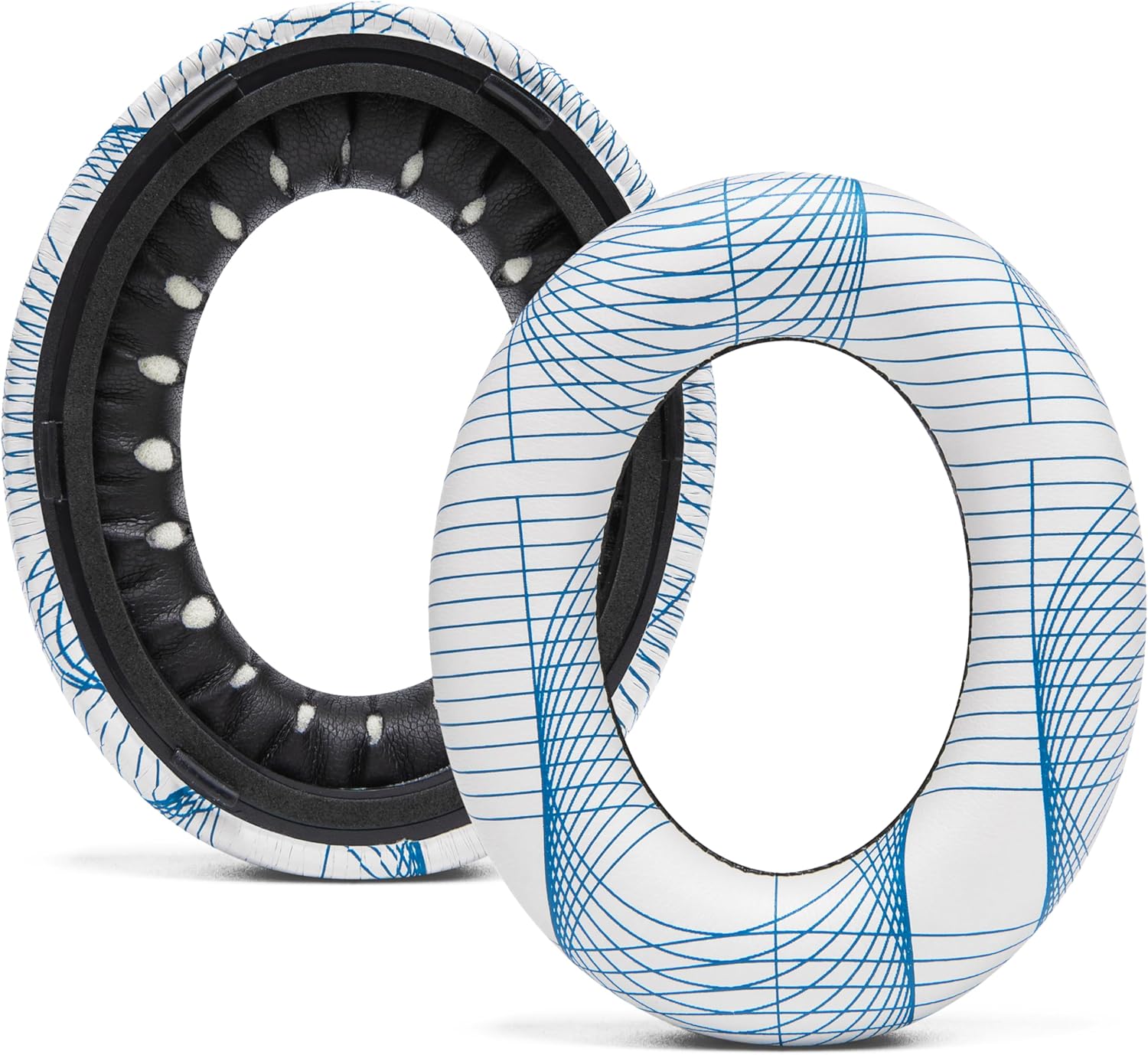 WC Wicked Cushions Upgraded Replacement Ear Pads for Bose 700 Noise Cancelling Headphones (NC700) - Softer PU Leather, Luxurious Memory Foam, Added Thickness, Extra Durable Ear Cushions | Ivory Tide - Image 8