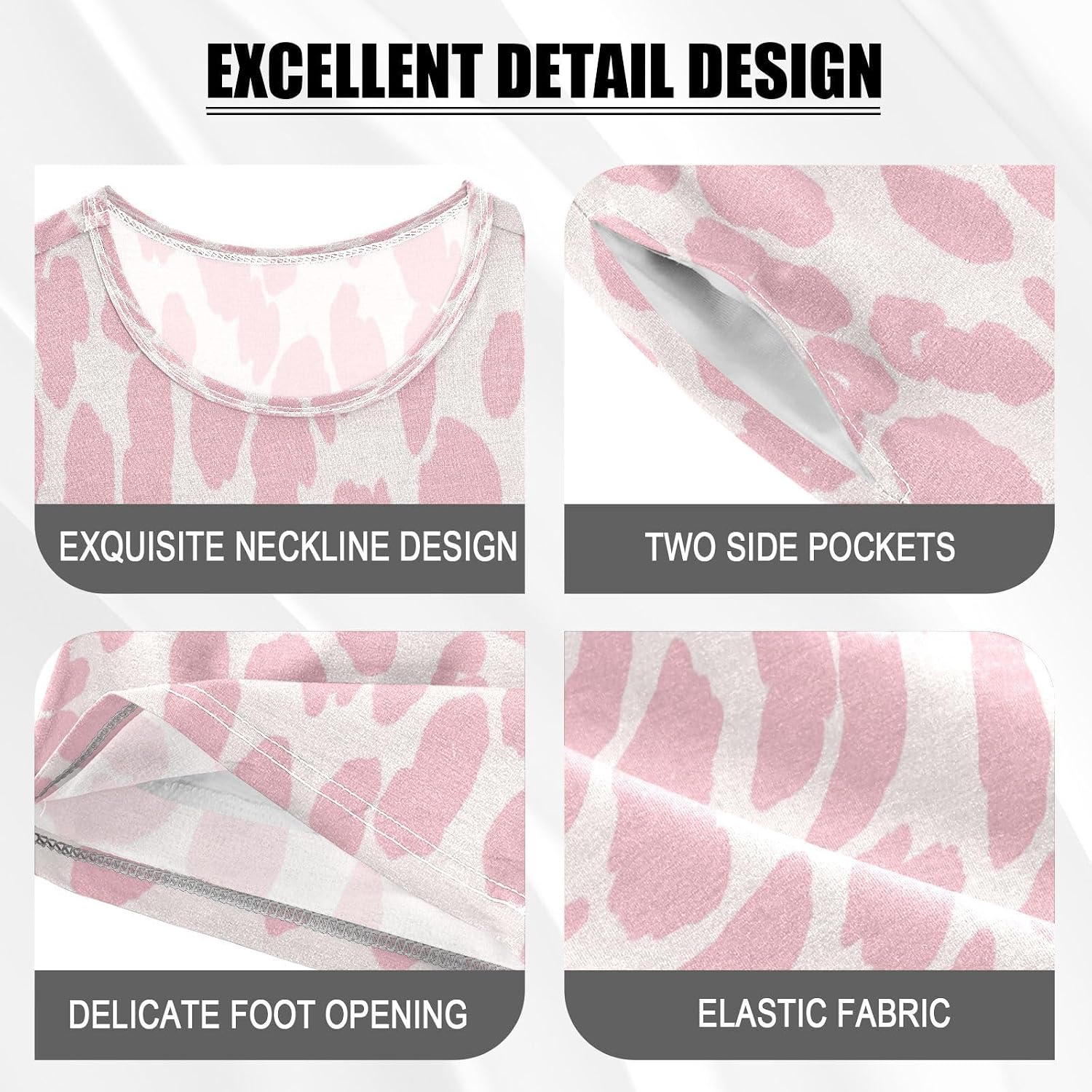 Kids Short Sets Pink Leopard Print Girls Boys Summer Short Set Animal Leopard Casual Short Sleeve T-Shirt Shorts Set