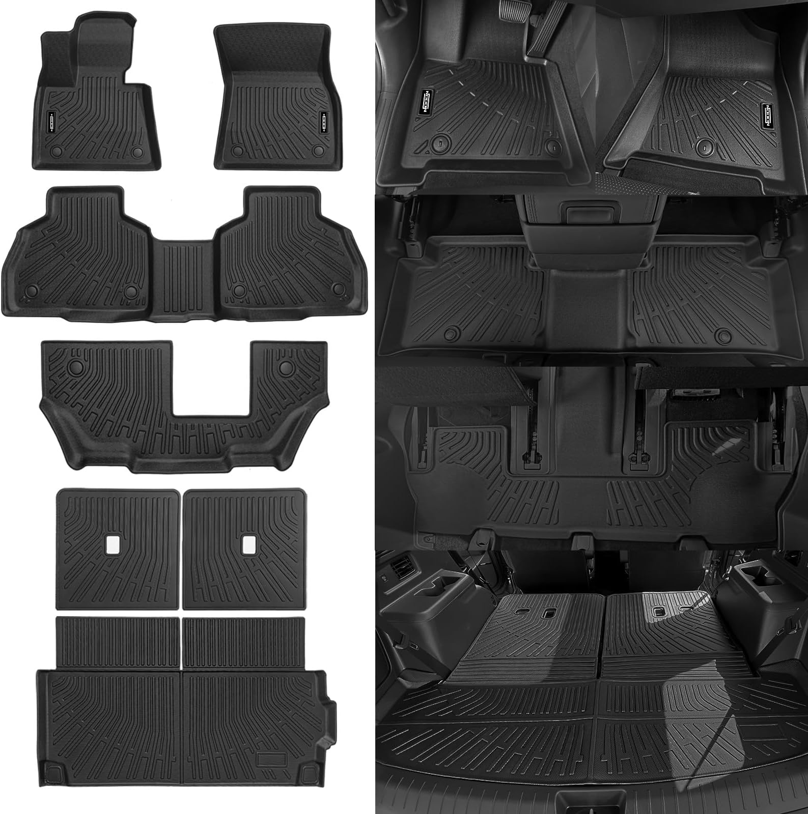 Amazon.com: All Weather Floor Mats Fit for 2019-2024 2025 BMW X7 7 ...