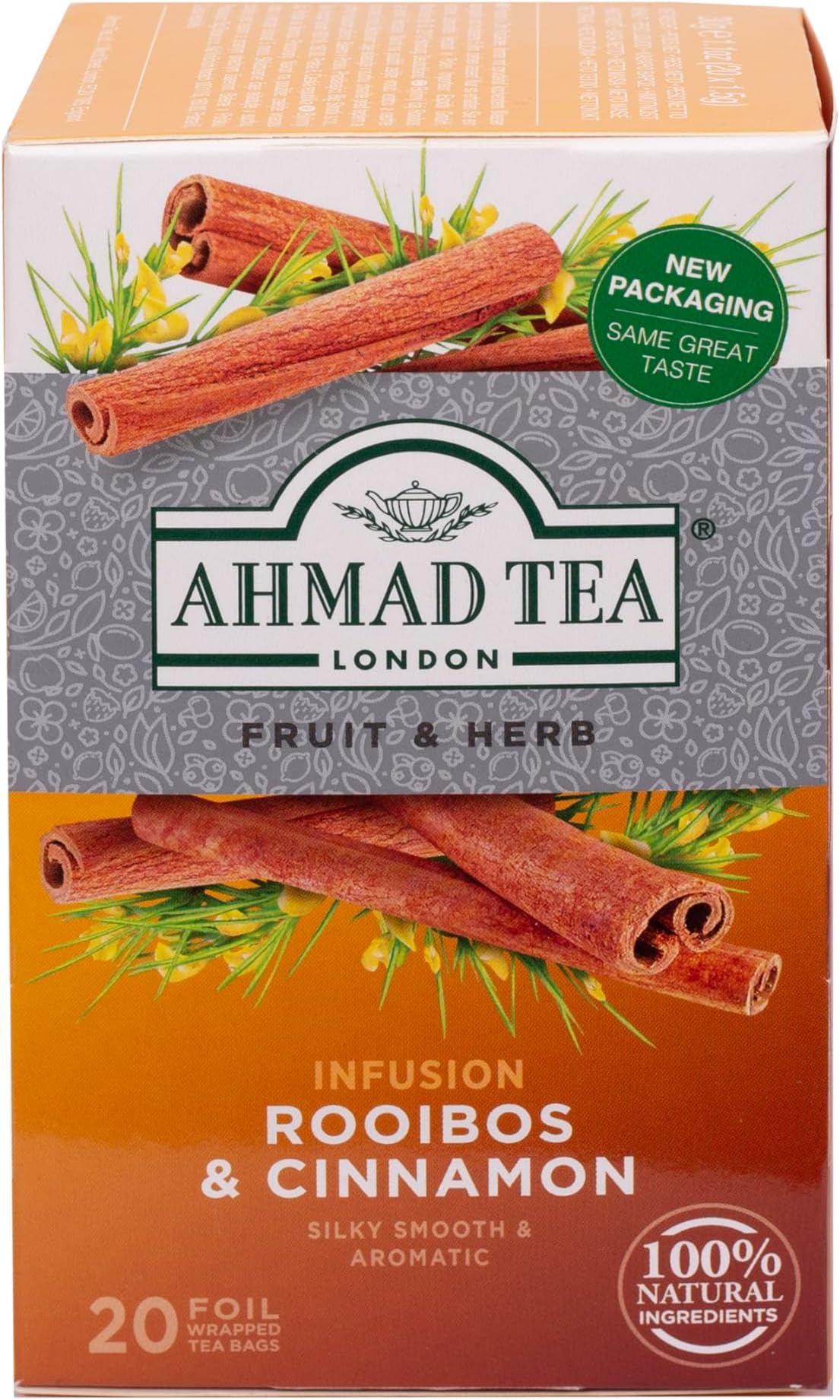 Ahmad Tea - Rooibos & Cinnamon Tea Infusion 20 Bags - 40g