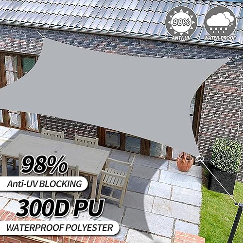 Miniatura 3 de RICHIE Toldo rectangular mejorado de 8 x 10 pies, resistente al agua y bloquea los rayos UV, para patio al aire libre, césped, playa, jardín,