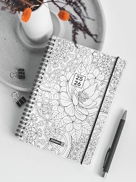 BRUNNEN School Calendar 2025/2026 ZENart | A5, Plastic