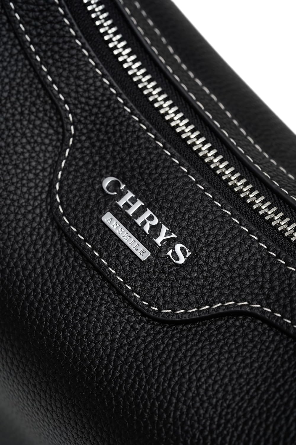 Black Women's Shoulder Handbags Genuine Leather Hobo Purses for Women Cute Crescent Crossbody Bags for Women with Adjustable Strap - Image 4