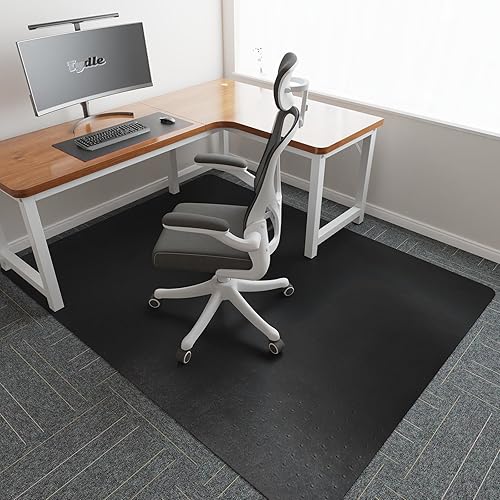 Miniatura 45 de Tydle Tapete para silla de alfombra, 36 x 48 pulgadas, tapete para silla de oficina para suelos alfombrados, tapete protector de suelo