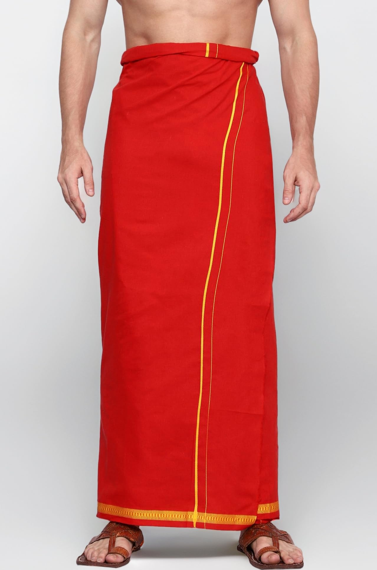 Men's Cotton Colorful Lungi in Size 2 Mtrs Single Lungi- Pack Of 1