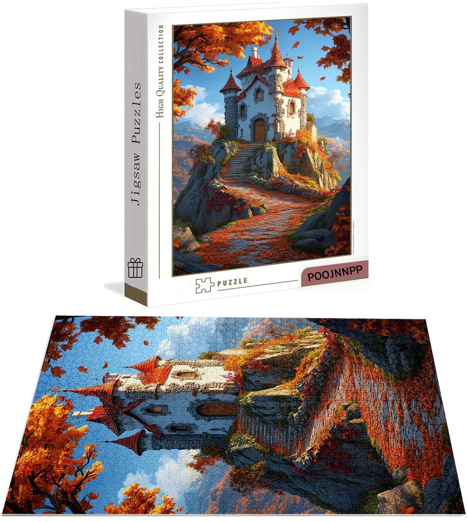 Puzzle 3000 elementów dla dorosłych, 3000 elementów, trudne puzzle, krajobraz, drewniane puzzle dla dorosłych, z pudełkiem do pakowania, puzzle dla całej rodziny, dekoracja ścienna, prezent B-8691