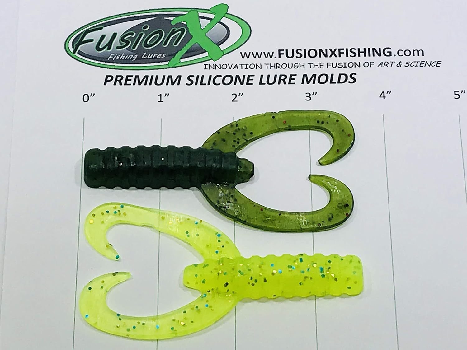 Fishing Lure Mold - 4335SC Swimmy Craw - 3-1/2" Swim Craw Bait Mold