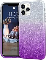 Vista 10 de MATEPROX Funda protectora compatible con iPhone 11 Pro Max, funda protectora Bling Sparkle para niñas y mujeres para iPhone 11 Pro Max de 6.5