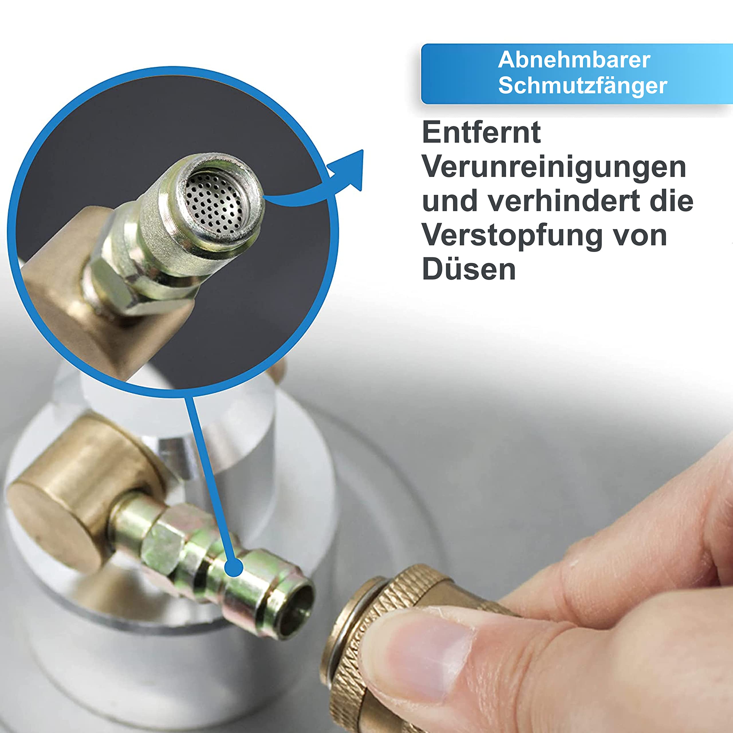 Oberflächenreiniger Für Hochdruckreiniger – 15 Zoll, 3600 PSI, Mit 4 Rädern & 2 Stangen