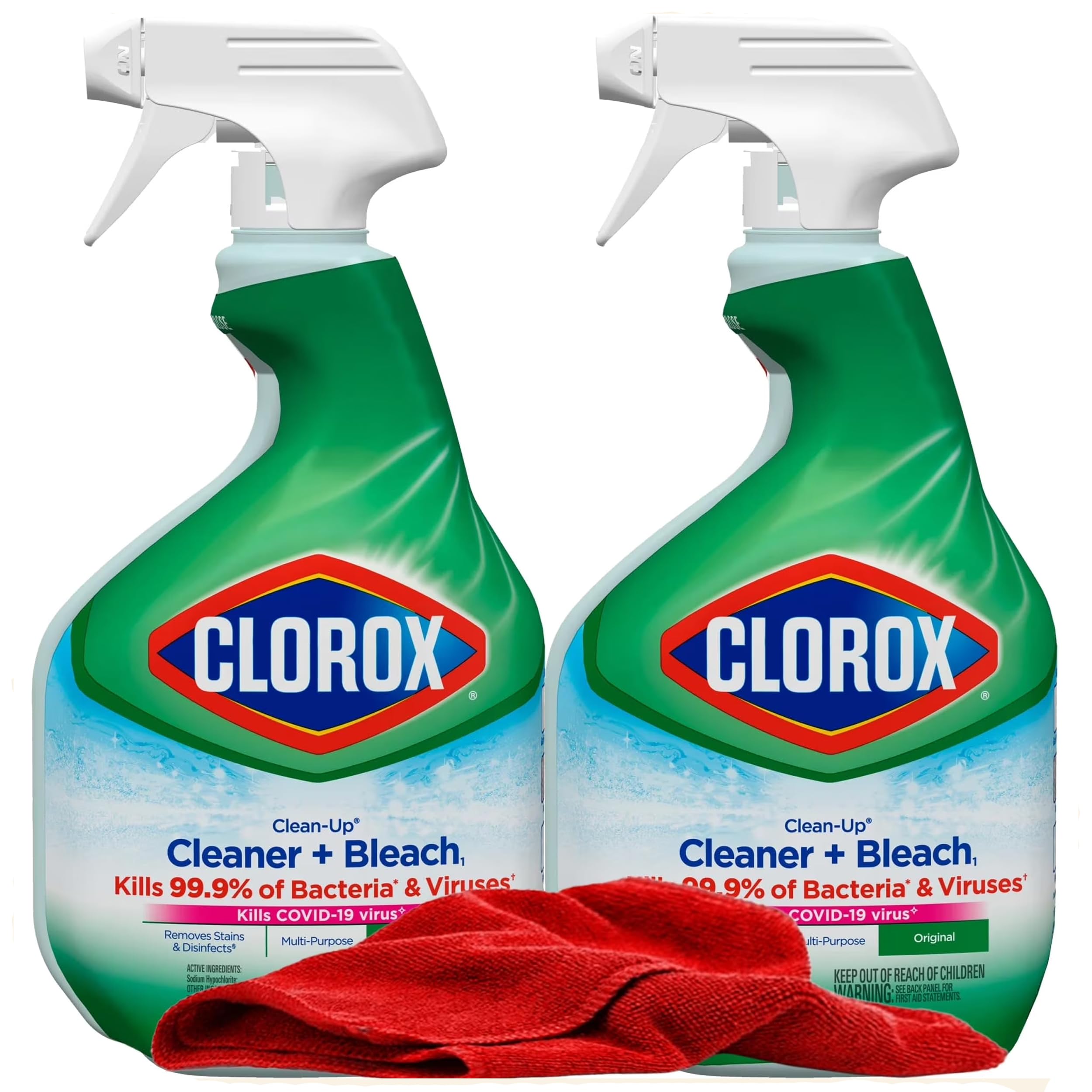 Clorox Clean-Up Cleaner Bleach Spray 2 Pack