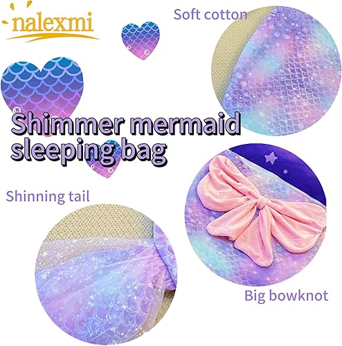 Miniatura 4 de Nalexmi Saco de dormir para niños, sacos de dormir de animales para niños, niños y niñas, almohada suave, tapete para siesta preescolar, 3 a 12