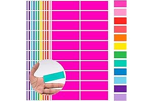 YSHIHE 480 Pack 3X1 Colorful Rectangle Color-Coding Sticker Labels for Inventory