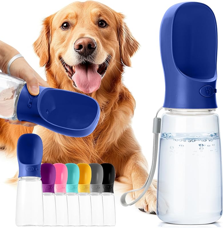 Garrafa de Água Portátil para Cães Mr. Pen com Tigela Grande, 562 mL (UYFP001M417VC)