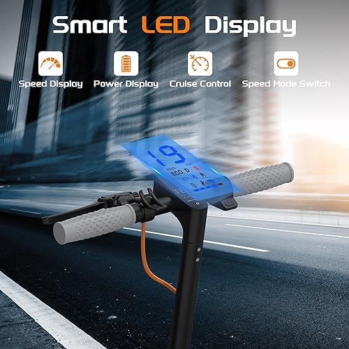 Miniatura 6 de NAVIC Electric Scooter with Dual SuspensionBraking, 350W500W Motor, 1922 Mph,Max 22252749Miles Range, Foldable E Scooter for Adults with App