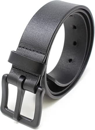 ITAY Metal Free Belt - Hypoallergenic Full Grain Leather TSA Belt For Men, No Nickel Buckle