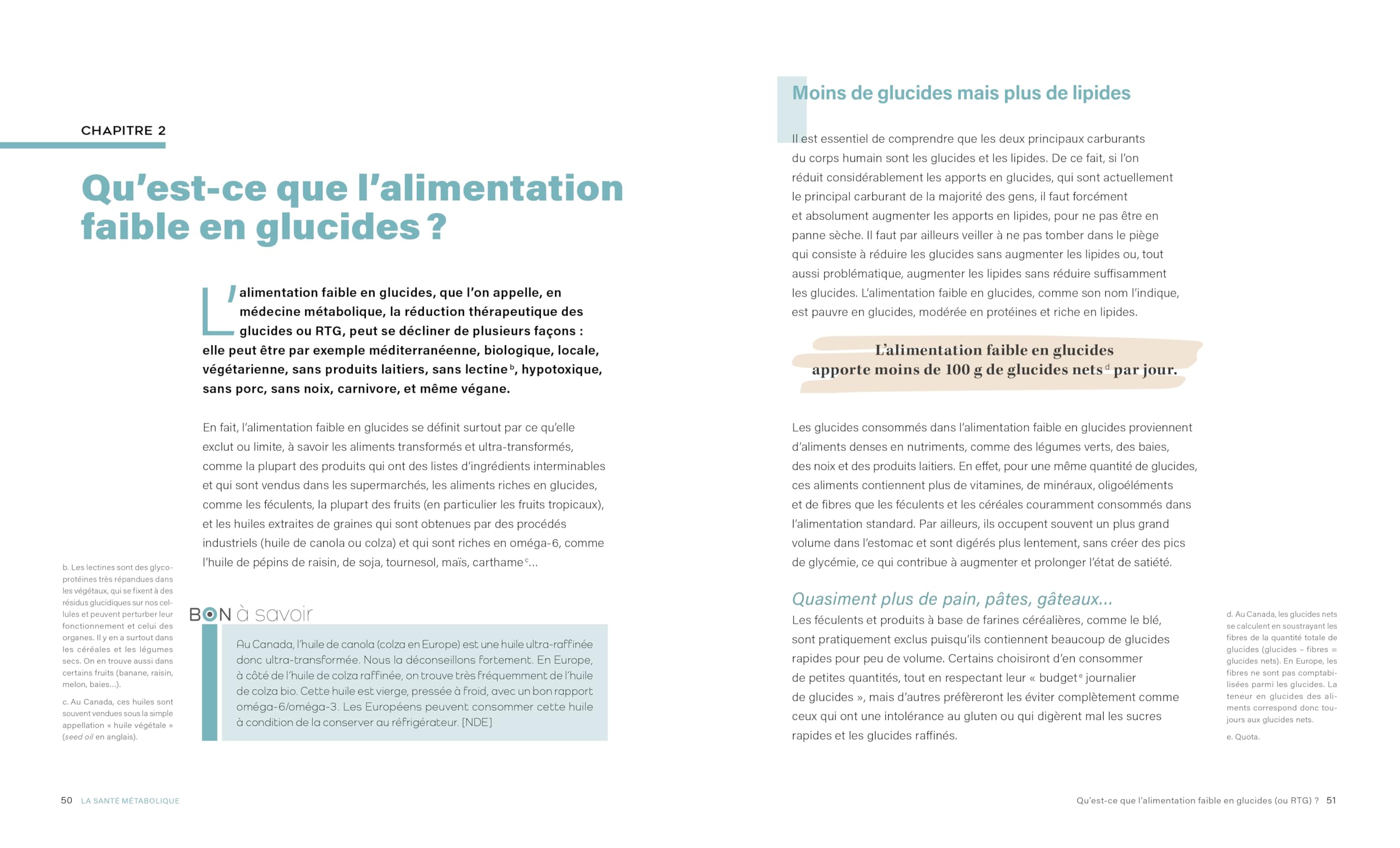 Le grand livre de la santé métabolique
