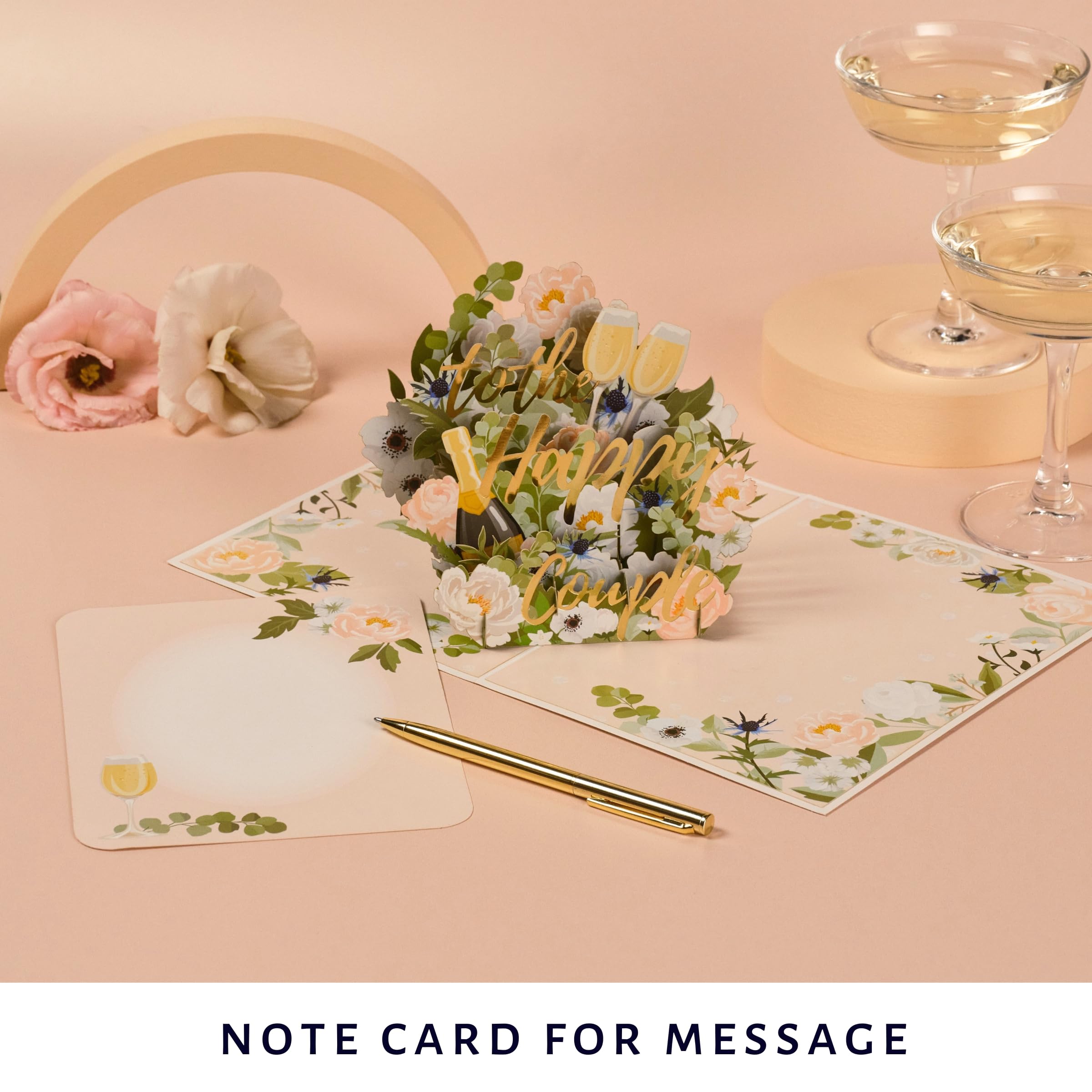 Cardology - Happy Couple Pop-Up Card, A5 - Image 3