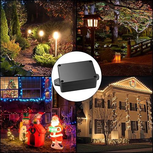 Miniatura 7 de Caja de proyectos, 4 cajas de conexiones, cajas eléctricas impermeables IP65, plástico ABS a prueba de polvo, caja de conexiones de energía con