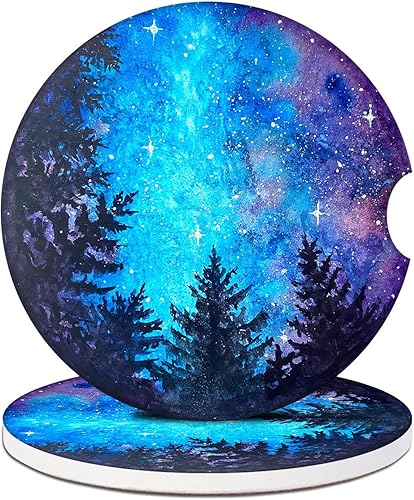 Miniatura 16 de Portavasos de automóvil con diseño de calavera, posavasos de cerámica absorbente para portavasos de automóvil, accesorios de automóvil para mujeres