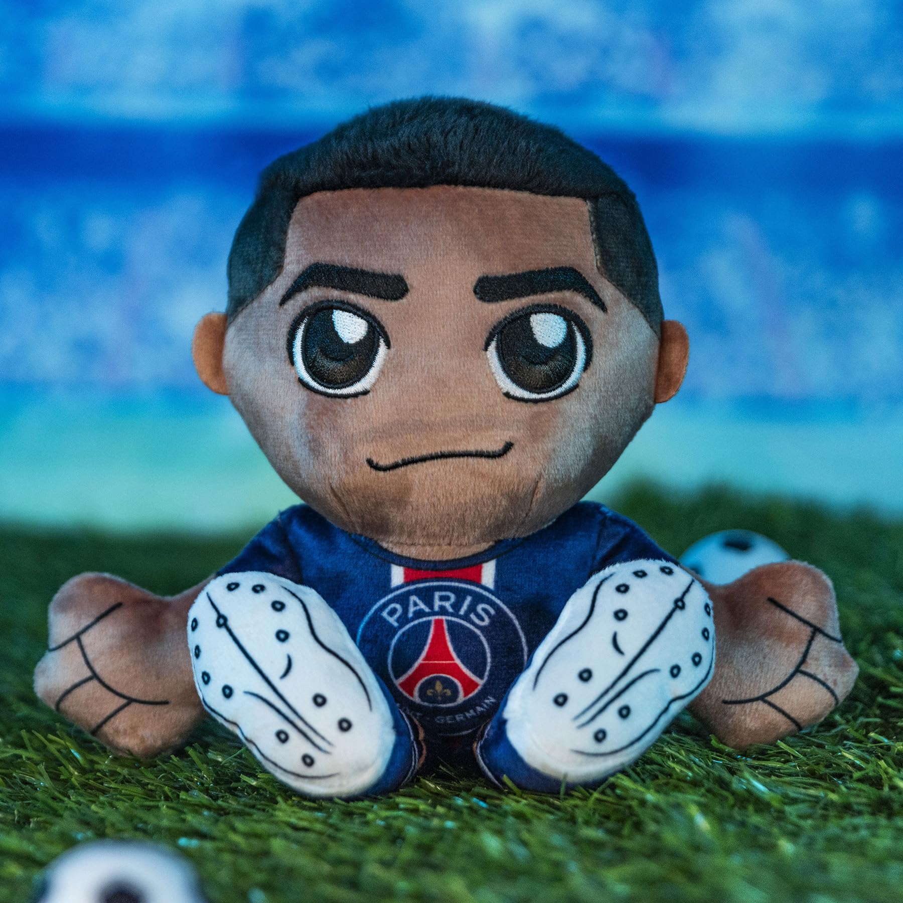 Bleacher Creatures PSG Achraf Hakimi - Peluche Kuricha, 20,3 cm, ispirato a Chibi
