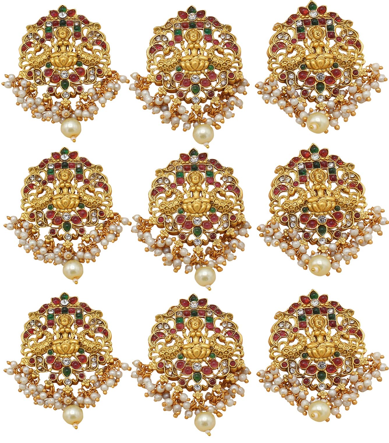 Nagneshi Art_Southern Bling Hair Jewelery Choti Jadai Billai Indian Hair pin Hair Decoration,Hair Brooch with Hook Wedding Bridal Jewellery for Women_Model No-6209 A (B0BVRGG1P8) Amazon Price History, Amazon Price Tracker