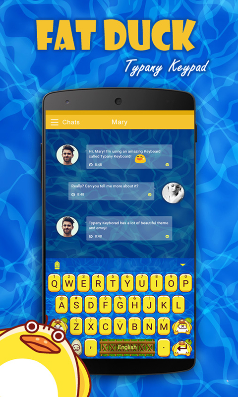 Fat Duck Theme&Emoji Keyboard - App on Amazon Appstore